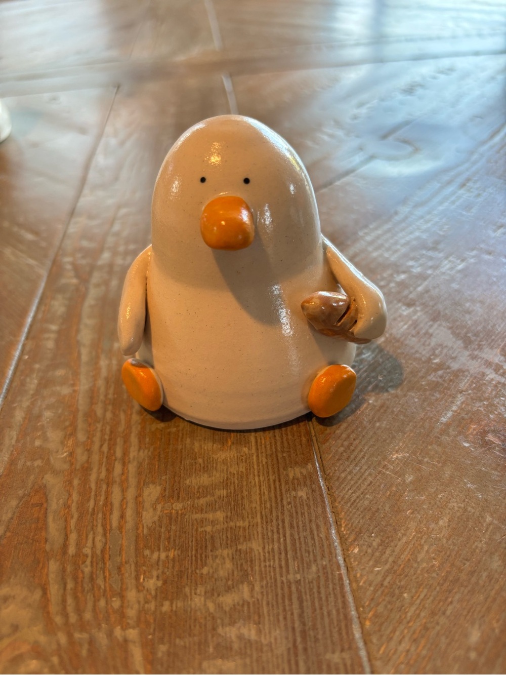 Ceramic Duck with Baguette 🥖 “Ed with the Bread”